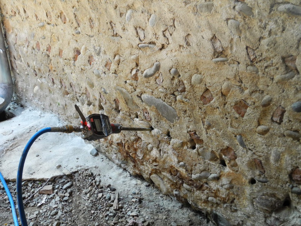 Traitement de remontées capillaires dans la Creuse