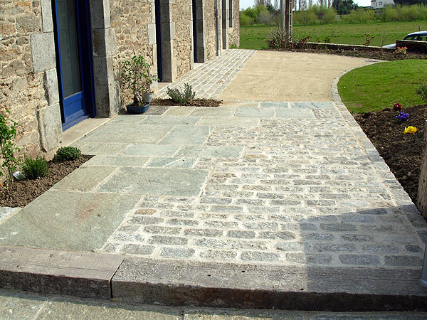 Dallage, terrasse, chape pavée à Guéret